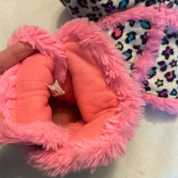 Rainbow cheetah boot slippers - Picture 4 of 6